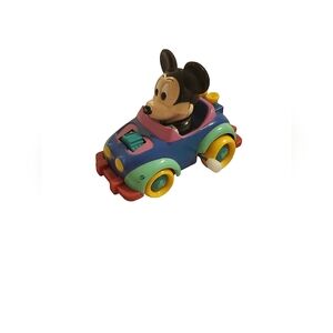 Vintage wind up Mickey Mouse car